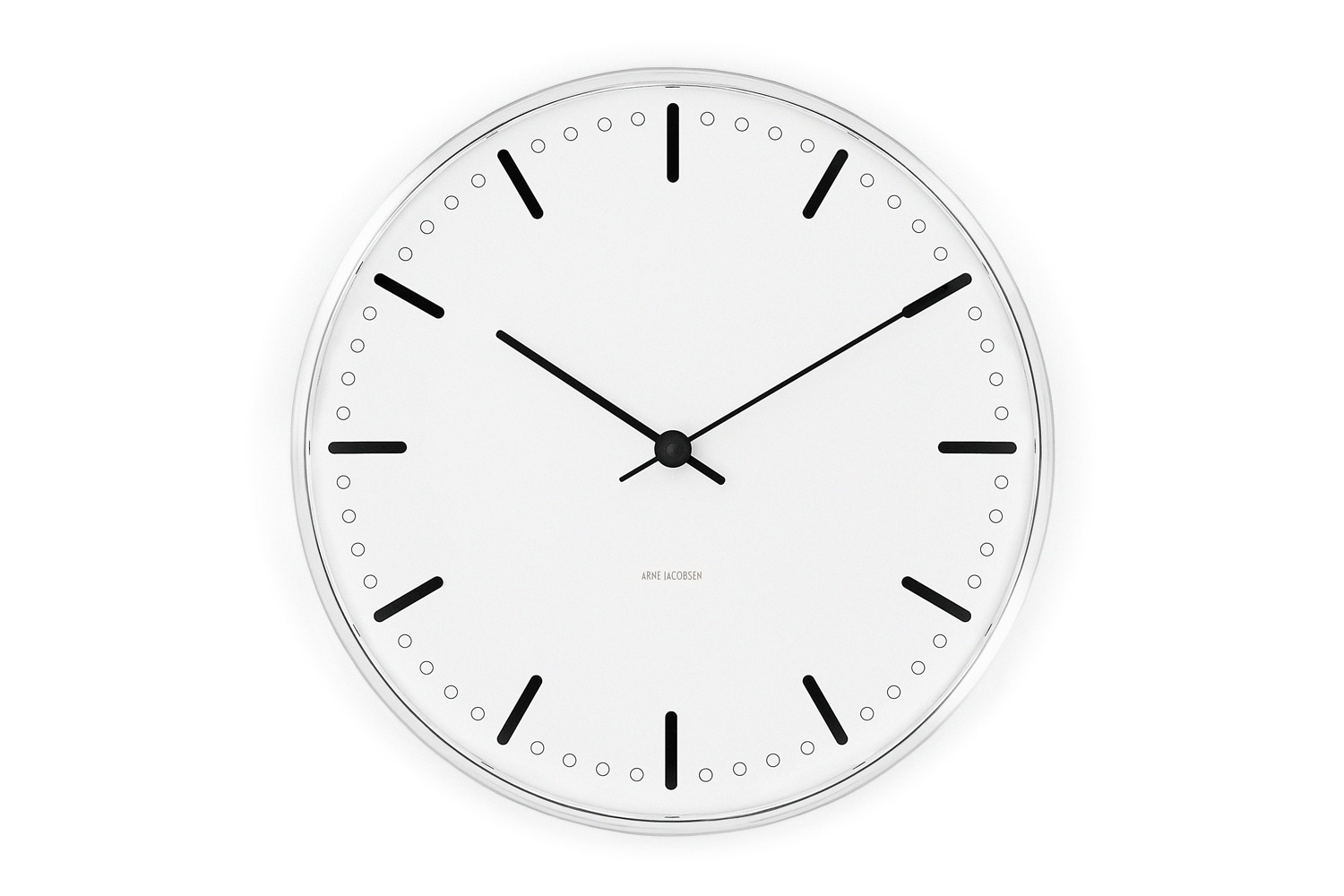 アルネ・ヤコブセン ウォールクロック バンカーズ ブラックの通販