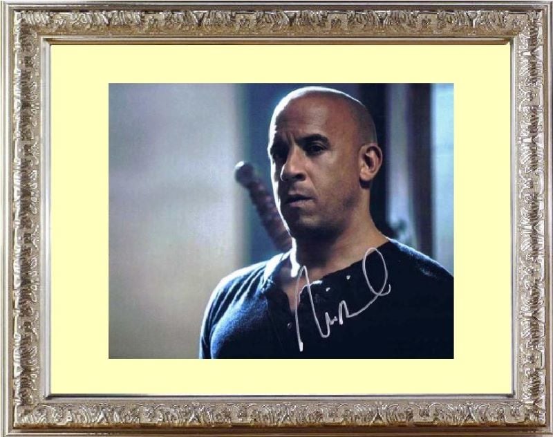 Vin Diesel ヴィン ディーゼル 直筆サイン PHOTO | ハリウッド男優