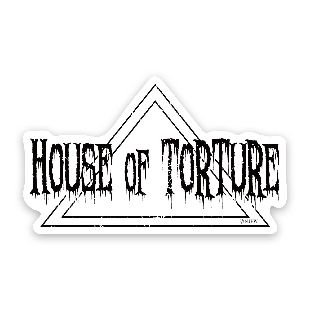 新日本プロレス ユニットロゴ【HOUSE OF TORTURE】ダイカット 車