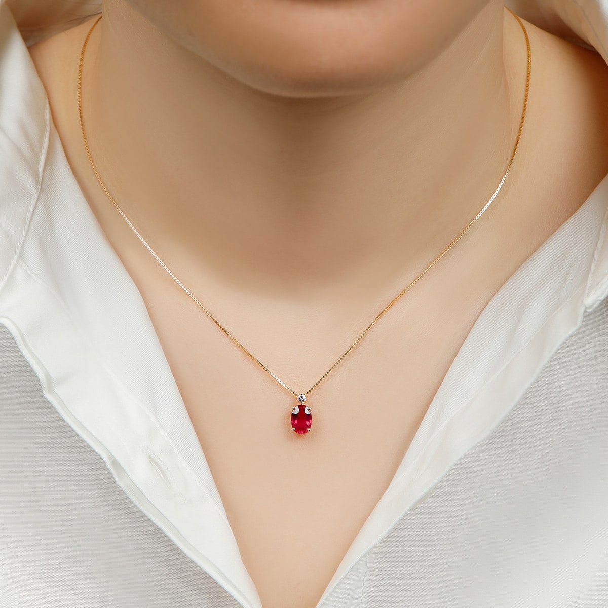 CHOOSEBASE SHIBUYA 展示中】非加熱ピジョンブラッドルビーネックレス