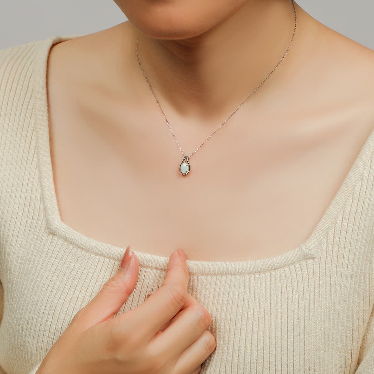 オパール ネックレス /c0112op ジュエリー専門店 malvaceae