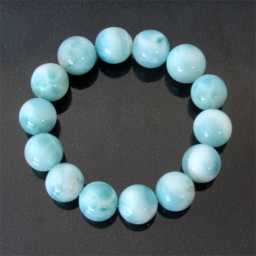 ラリマー丸玉ブレスレット 010グレード｜マライカ公式通販