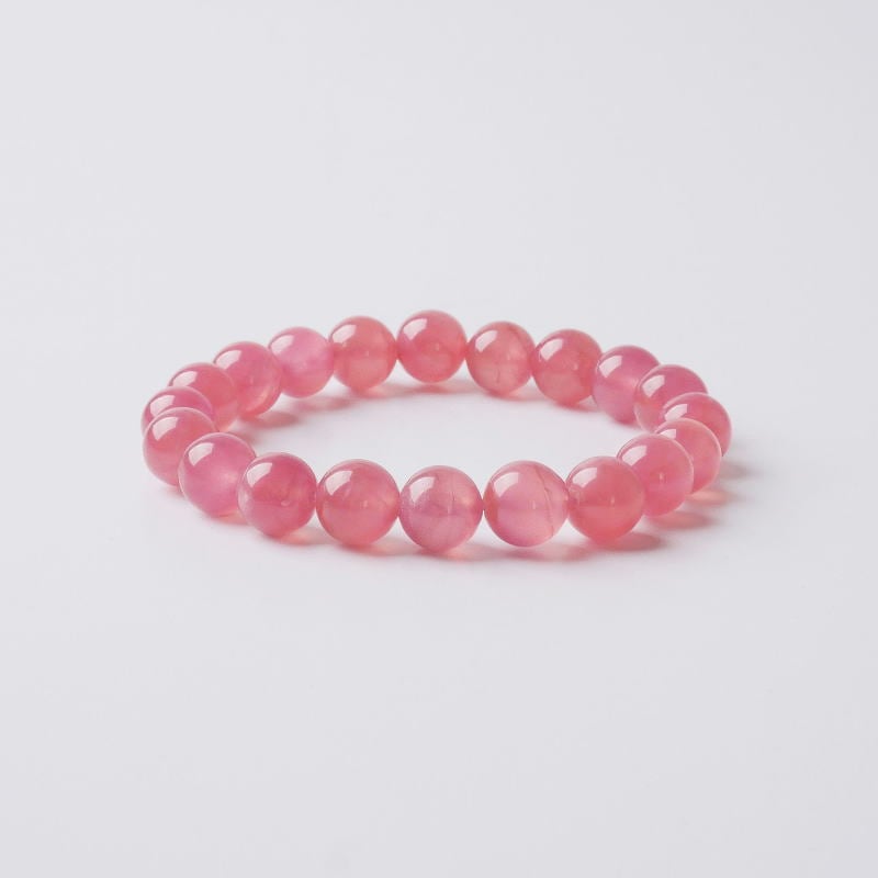 極上 ロイヤルインカローズ丸玉ブレスレット （鑑別書付） 9mm