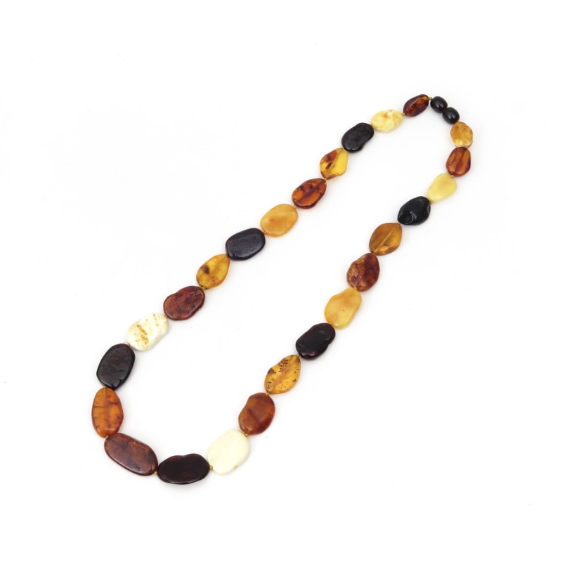 リトアニア産アンバーラフネックレス 51cm｜マライカ公式通販