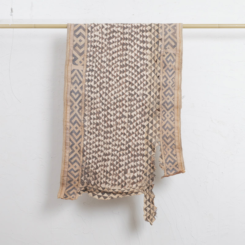 クバ ブショング族スカート ラフィア椰子 腰巻き 60cm×140cm｜マライカ