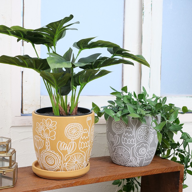 フラワープランター（受皿付）｜マライカ公式通販