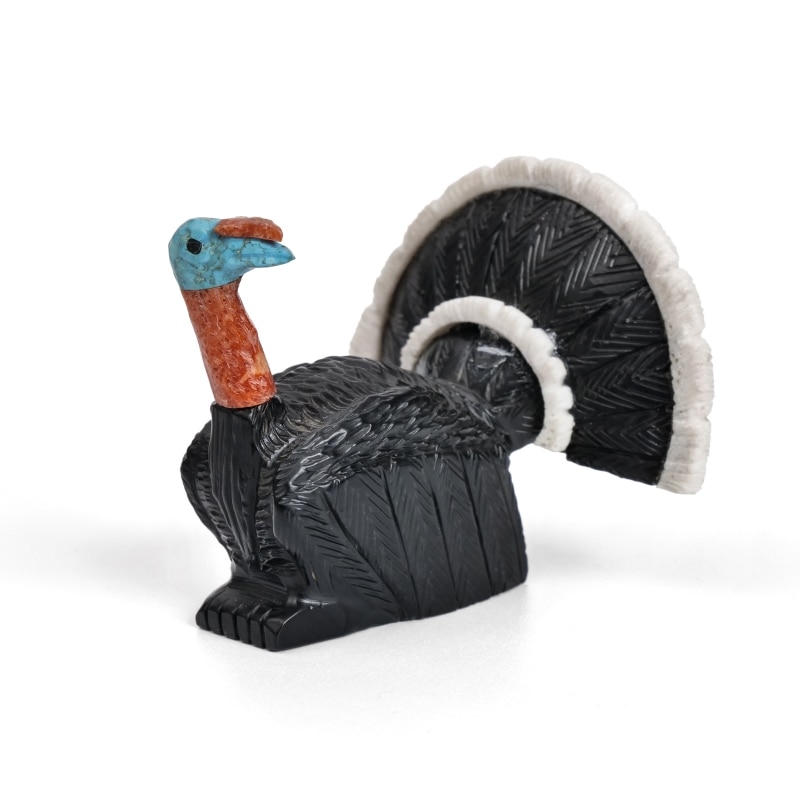 インディアンフェティッシュ 七面鳥 アーティストサイン入り｜マライカ