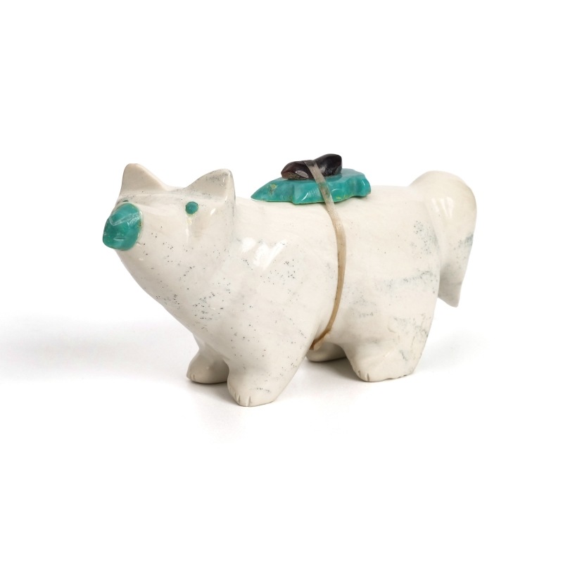 インディアンフェティッシュ オオカミ ホワイト｜マライカ公式通販