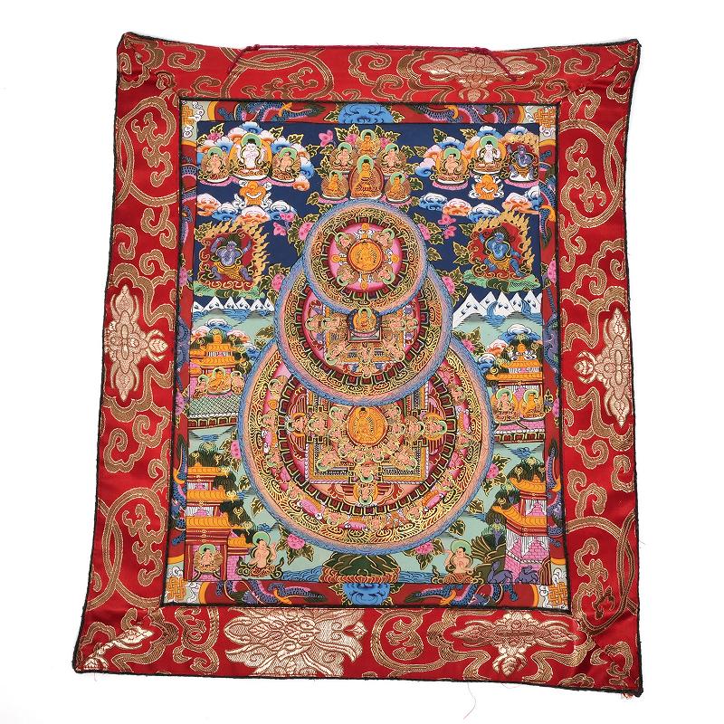 タンカ 曼荼羅 長方形 44cm×37cm｜マライカ公式通販