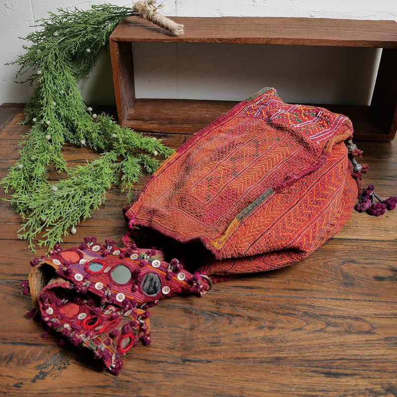 バンジャラ ミラーワークオールドバッグ｜マライカ公式通販