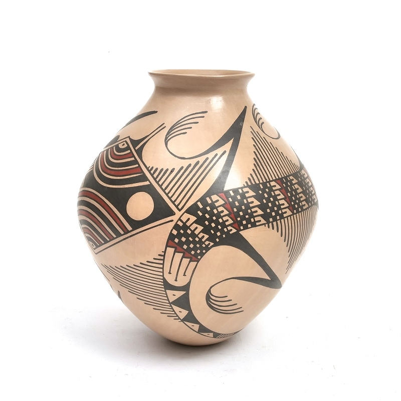 マタ・オルティス陶器 トカゲ 壺｜マライカ公式通販