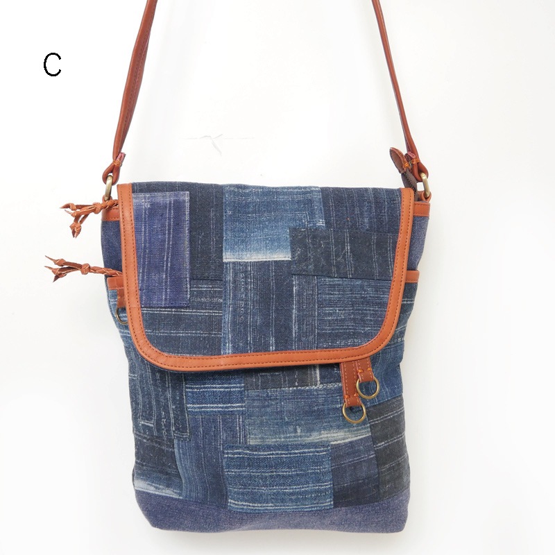 モン族ろうけつ染めフラップショルダーバッグ｜マライカ公式通販