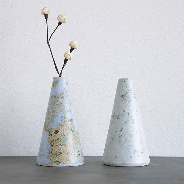 103PAPER N6 短円錐台 オブジェ フラワーベース 一輪挿し シンプル