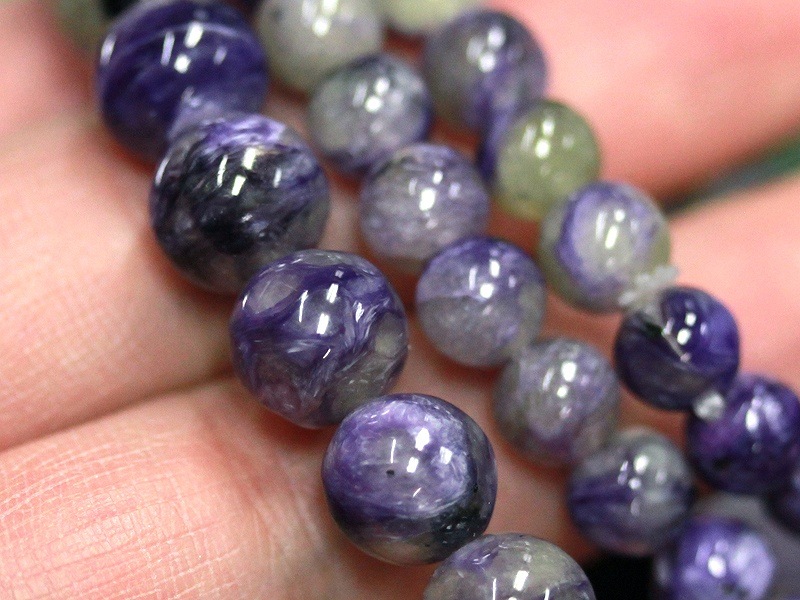 激レア！希少石！☆世界三大ヒーリングストーン・チャロアイト☆優しい