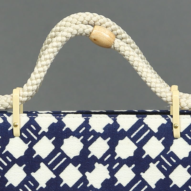 紐手提【無形文化財長板正藍染｜大六】祭用品専門店浅草絆纒屋