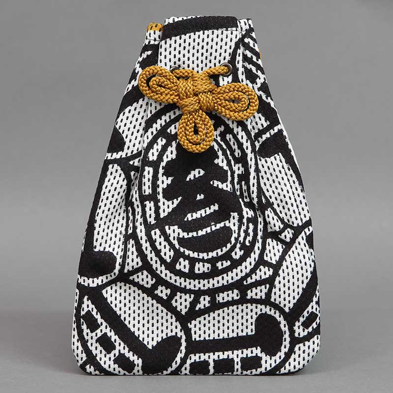 腰下巾着【纏大｜刺子・金茶】祭用品専門店浅草絆纒屋ネットショップ