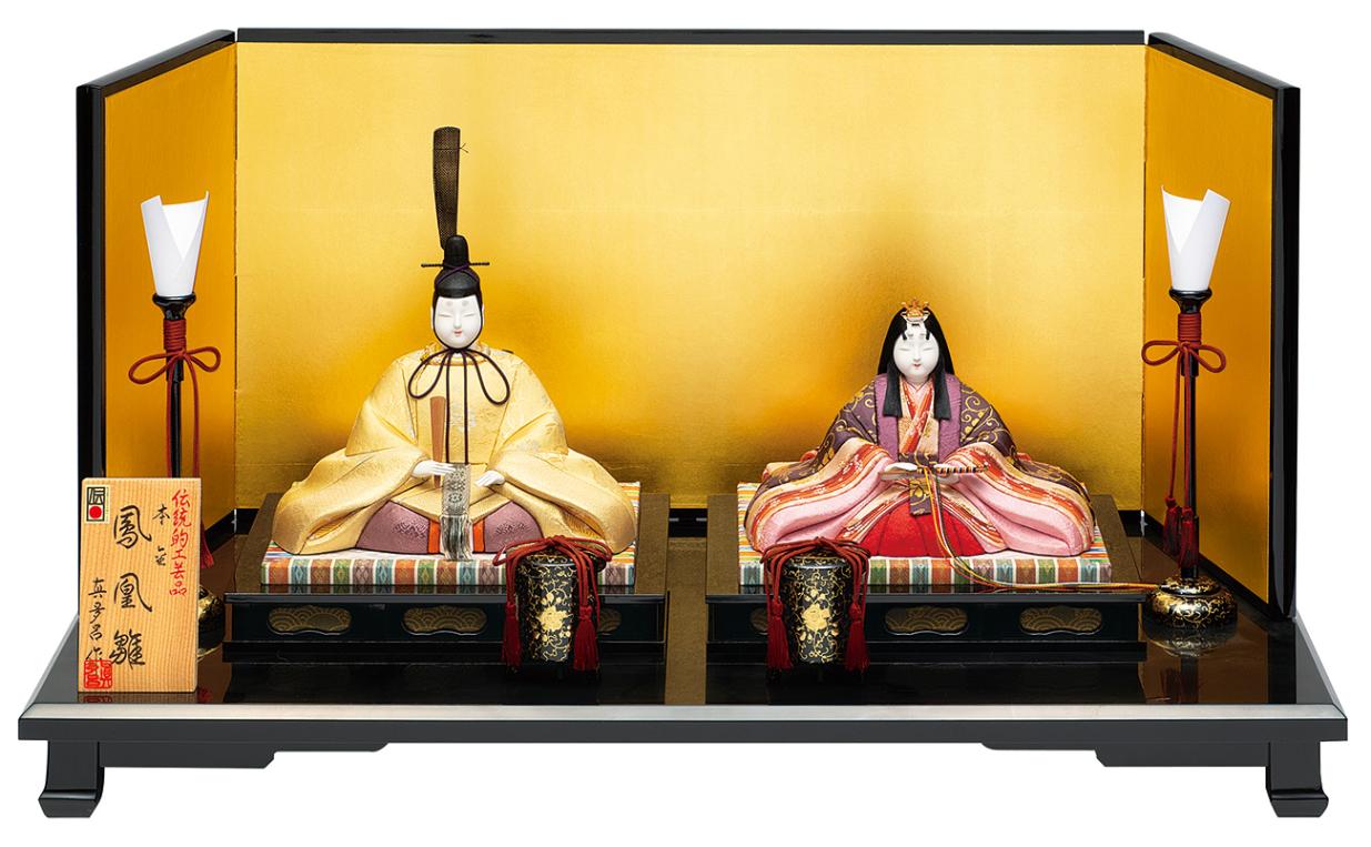 真多呂人形 | 雛人形,親王飾り 本金 鳳凰雛セット | 雛人形(ひな人形