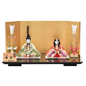 真多呂人形 | 雛人形,親王飾り 正絹 香桜 | 雛人形(ひな人形)、五月