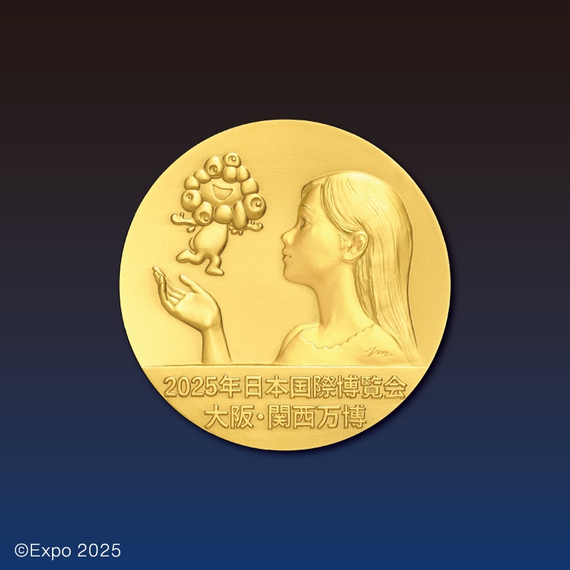 EXPO2025 記念メダル A．純金製 大 | 記念メダル,2025大阪・関西万博