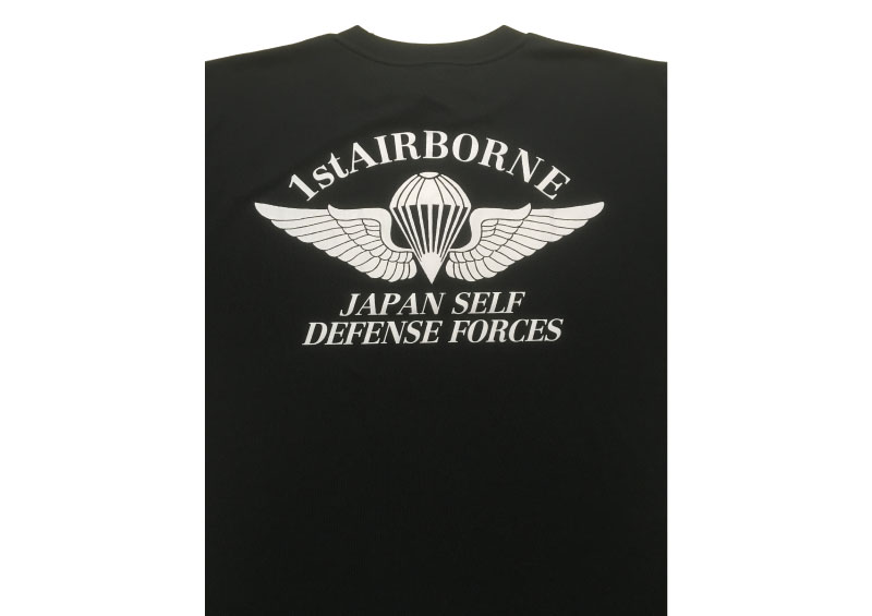 第一空挺団（1st Airborne）プリントドライTシャツ（背中プリント