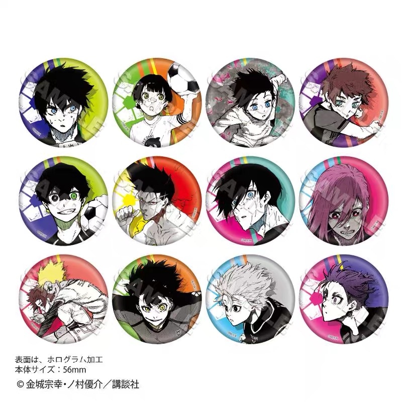 11/13〆切】【特典⑤】ブルーロック トレーディングホログラム缶バッジ