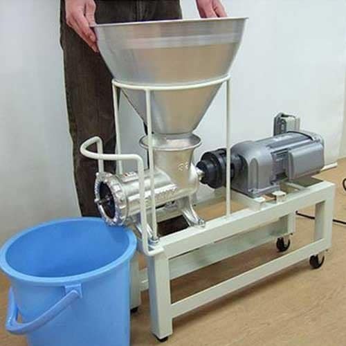 ミナト 大型電動ミンサー 《単相100V0.5馬力/減速モーター付き