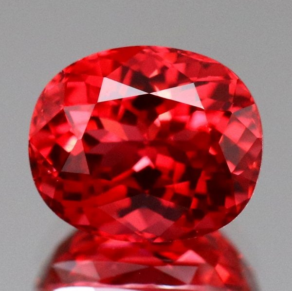 天然レッドスピネル 1.36ct 【極上レッド】 ミャンマー 鑑別付