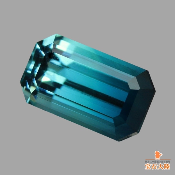 天然バイカラートルマリン 1.29ct 【インディゴライト】 美品