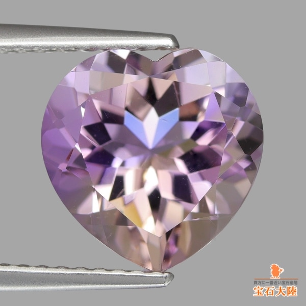 天然アメトリン 10mm【ハートシェイプ】ワンランクアップの輝き