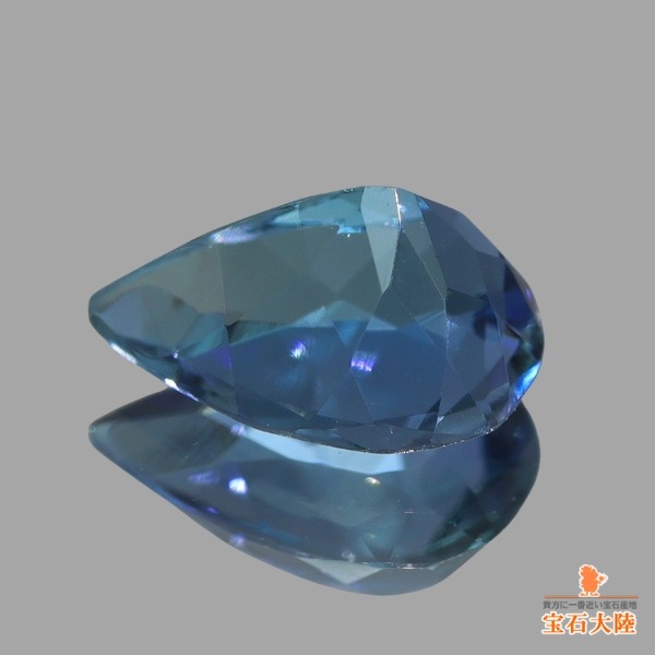 天然アクアマリン 0.57ct 【非加熱サンタマリア】 ブラジル・Tatu産