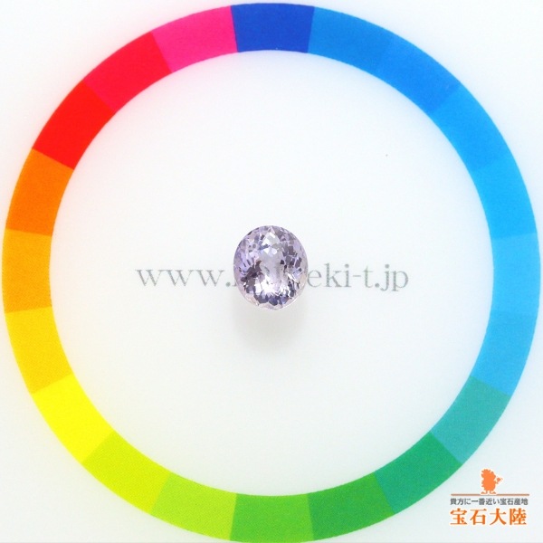 天然サファイア 1.98ct 【非加熱・ラベンダーパープル】 スリランカ