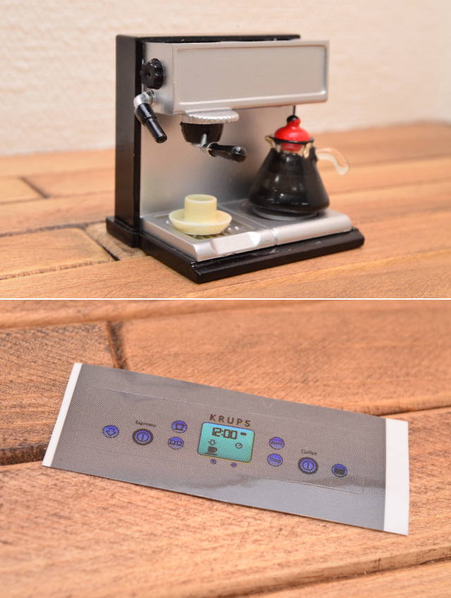 ミニチュア雑貨 エスプレッソマシーン コーヒー付き [DM110W] [m-s
