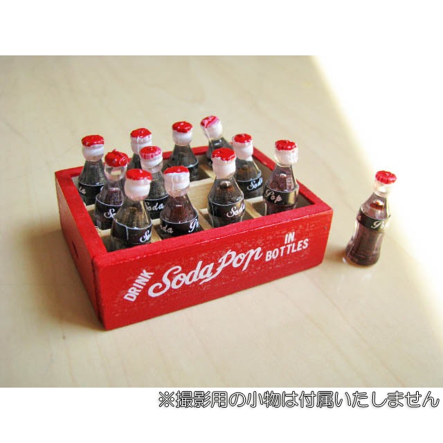 ミニチュア雑貨 コーラ 1ダースセット 専用ボックス付き [B(A-26)][m-s