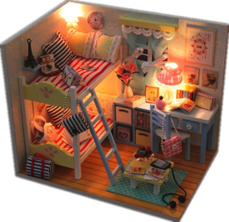 ミニチュアキット 子供の頃の思い出 [D014] ドールハウス 組み立てDIY