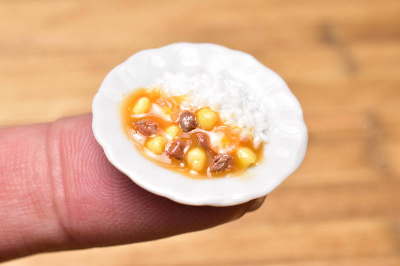 ミニチュアフード カレーライス [VRRF-76][m-s]【ネコポス配送対応