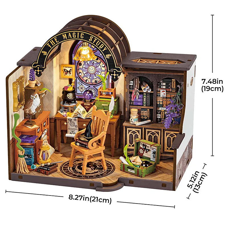 ROBOTIME Rolife DIYミニチュアドールハウスキット【DG166：魔法使いの