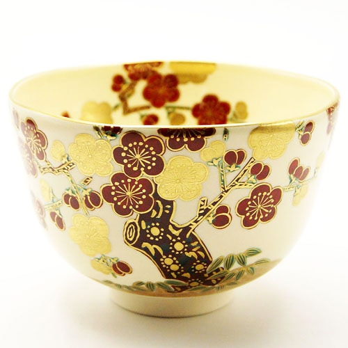 抹茶茶碗 梅 冬物 相模竜泉の通販は【茶道具のみのる園】
