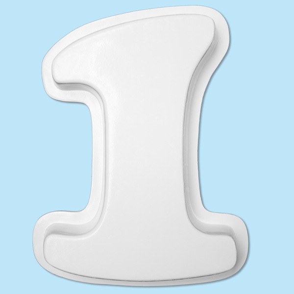 NFRNO1BIG｜数字オブジェ FRP製 1 大 248×194×33mm｜アルファベット