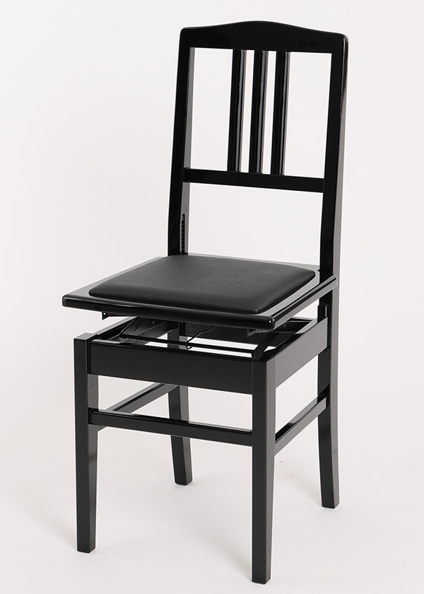 背付きピアノ椅子 DOLCE (艶あり/座面:ブラック) | 椅子 | ピアノ専門