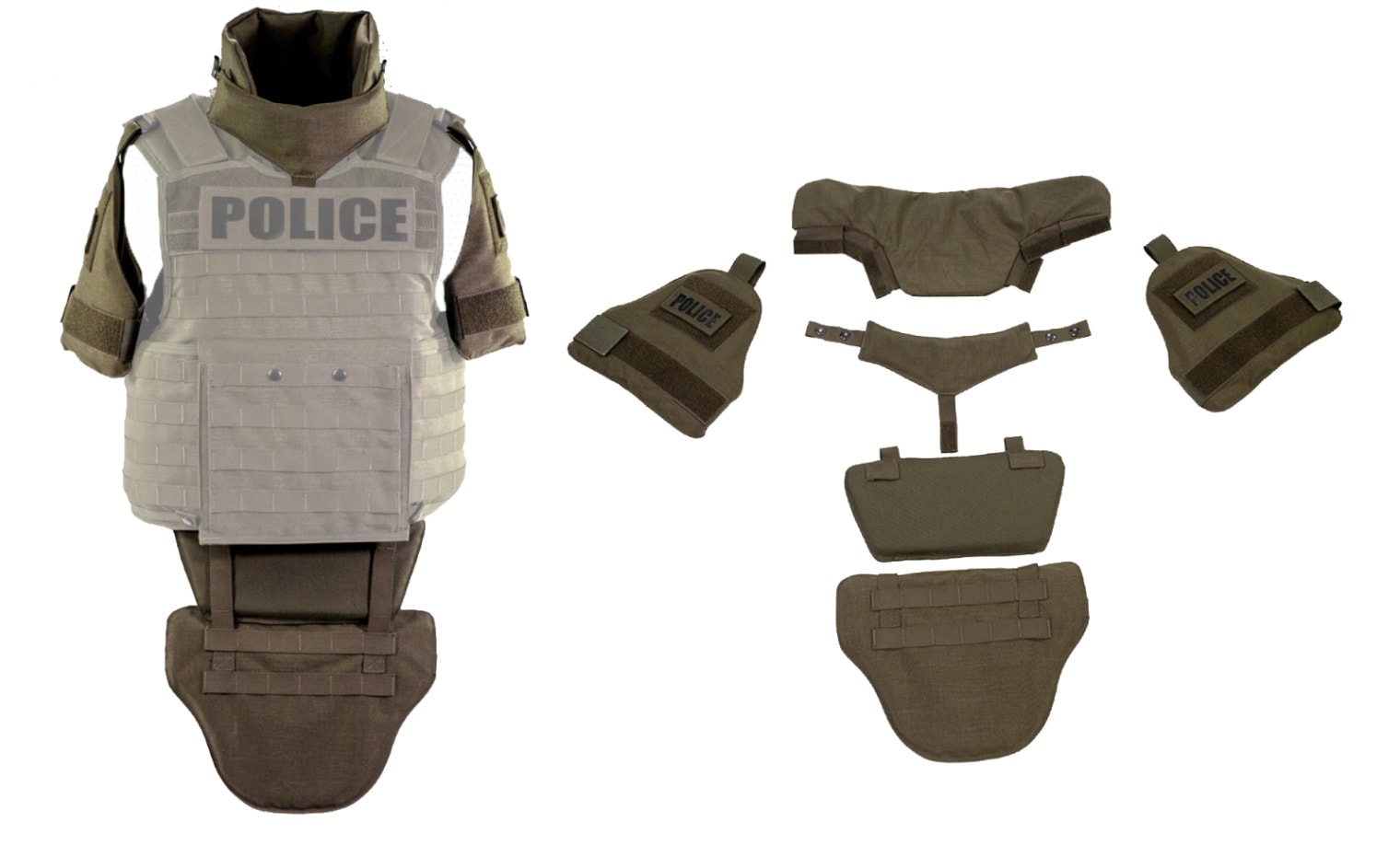 防弾各種 プロテクター ソフトアーマー PROTECTORS 三角筋・ショルダー