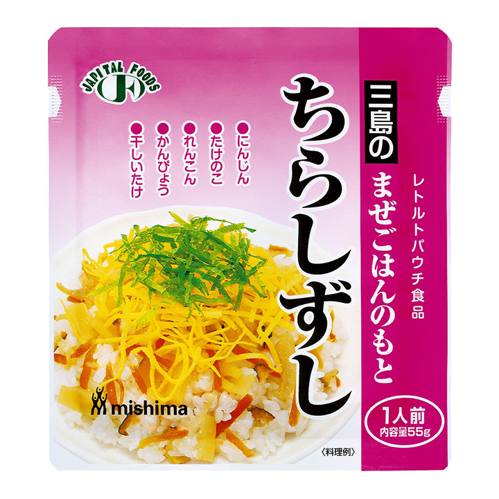 JAPITAL FOODS まぜごはんのもと ちらしずし 55g（1人前） | レトルト