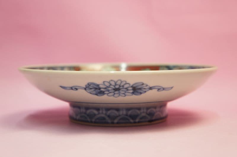 六代 佐藤走波 染錦菊草花文 5寸皿5枚揃 | いっぴん | | 食器のみつはた