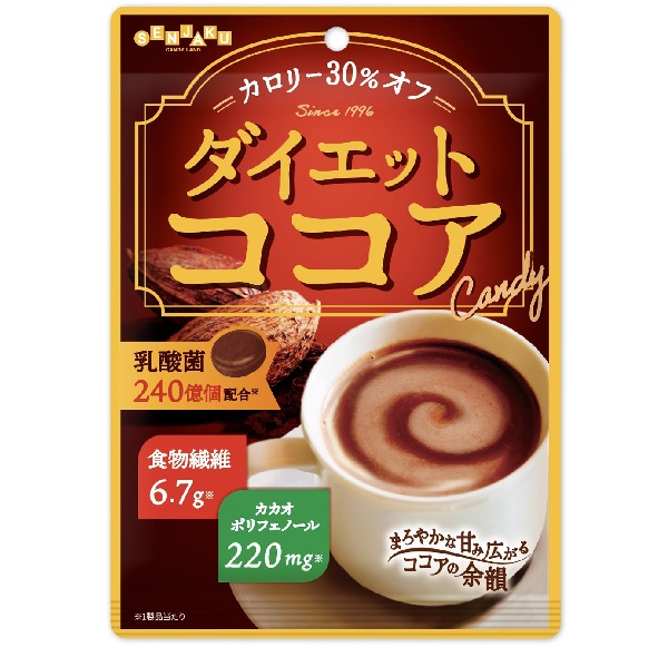 扇雀飴本舗 ダイエットココアキャンディー 60g ×1袋 | お菓子,あめ