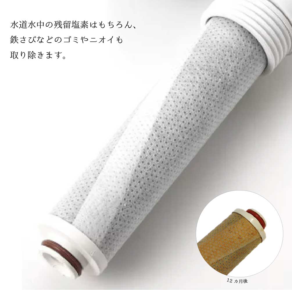 浄水シャワーヘッド交換用フィルター[総ろ過能力76000L] ジョワー