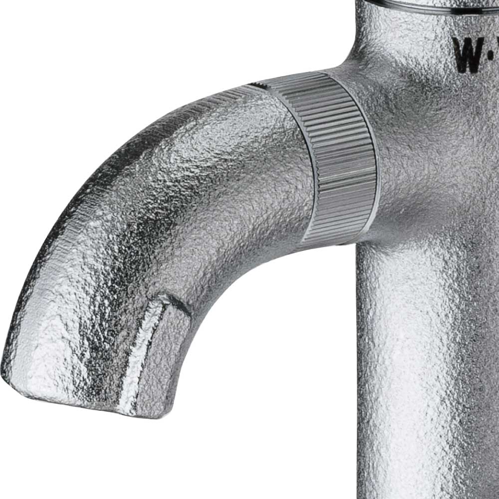 二口横水栓 ウォーターワークス メッキ｜2口・2股の屋外用蛇口