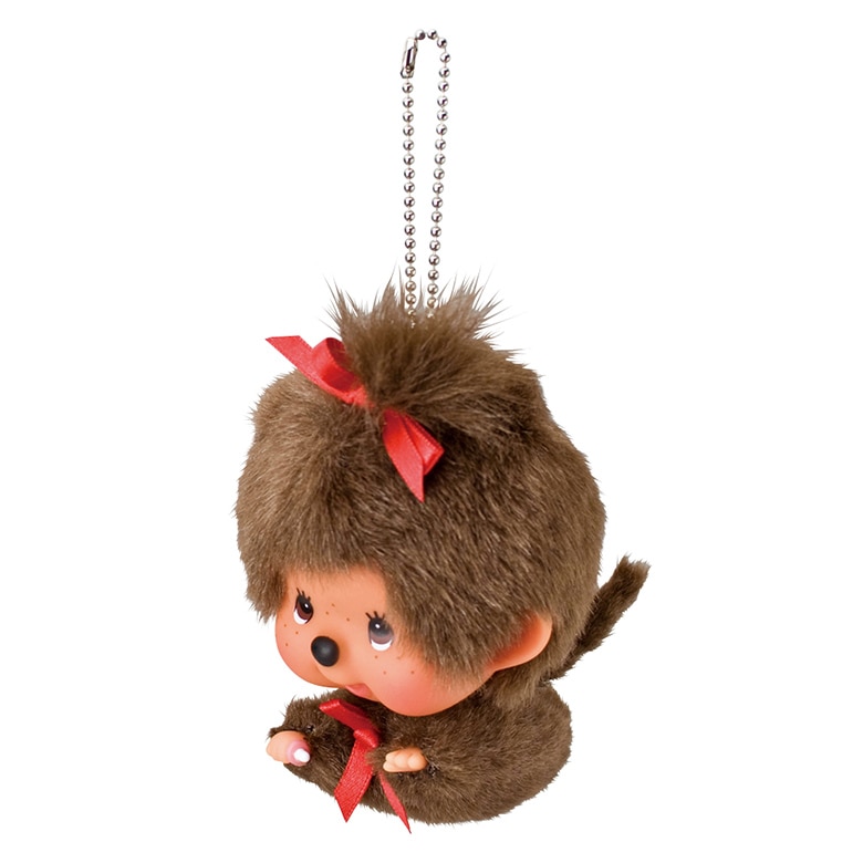 顔でかモンチッチ 飛べ! キーチェーン 女の子|【ぬいぐるみのセキグチ