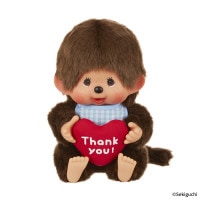 当店オリジナル】 おすわりハートクッション モンチッチちゃん