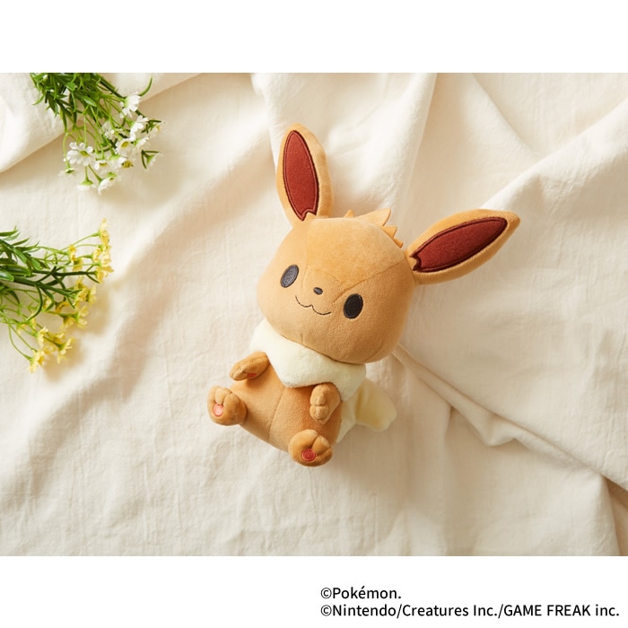 モンポケ イーブイ 洗えるぬいぐるみ|【ぬいぐるみのセキグチ