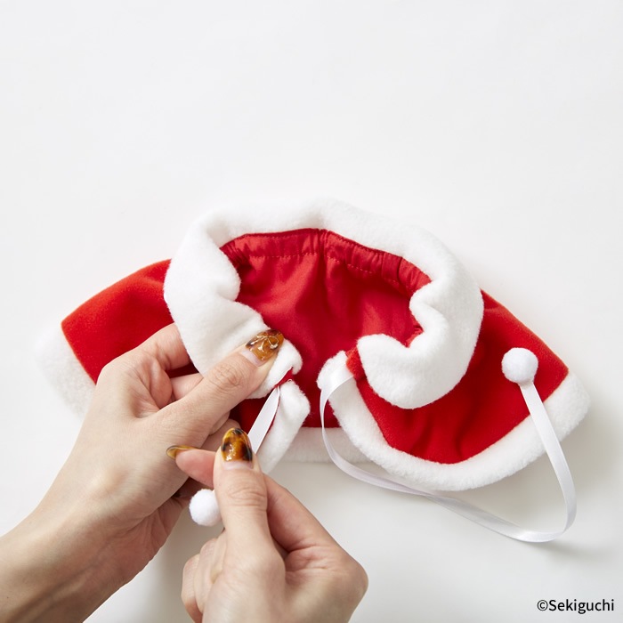 当店オリジナル】 ぬいぐるみ用 ケープ帽子 青 Mサイズ|【ぬいぐるみの