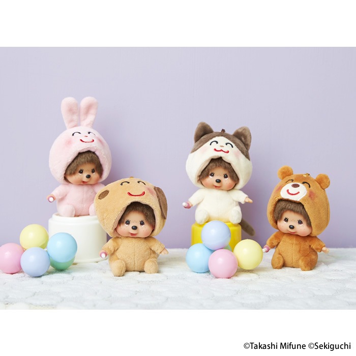 いらすとや×モンチッチ 顔でかSSキーチェーン うさぎ|【ぬいぐるみの